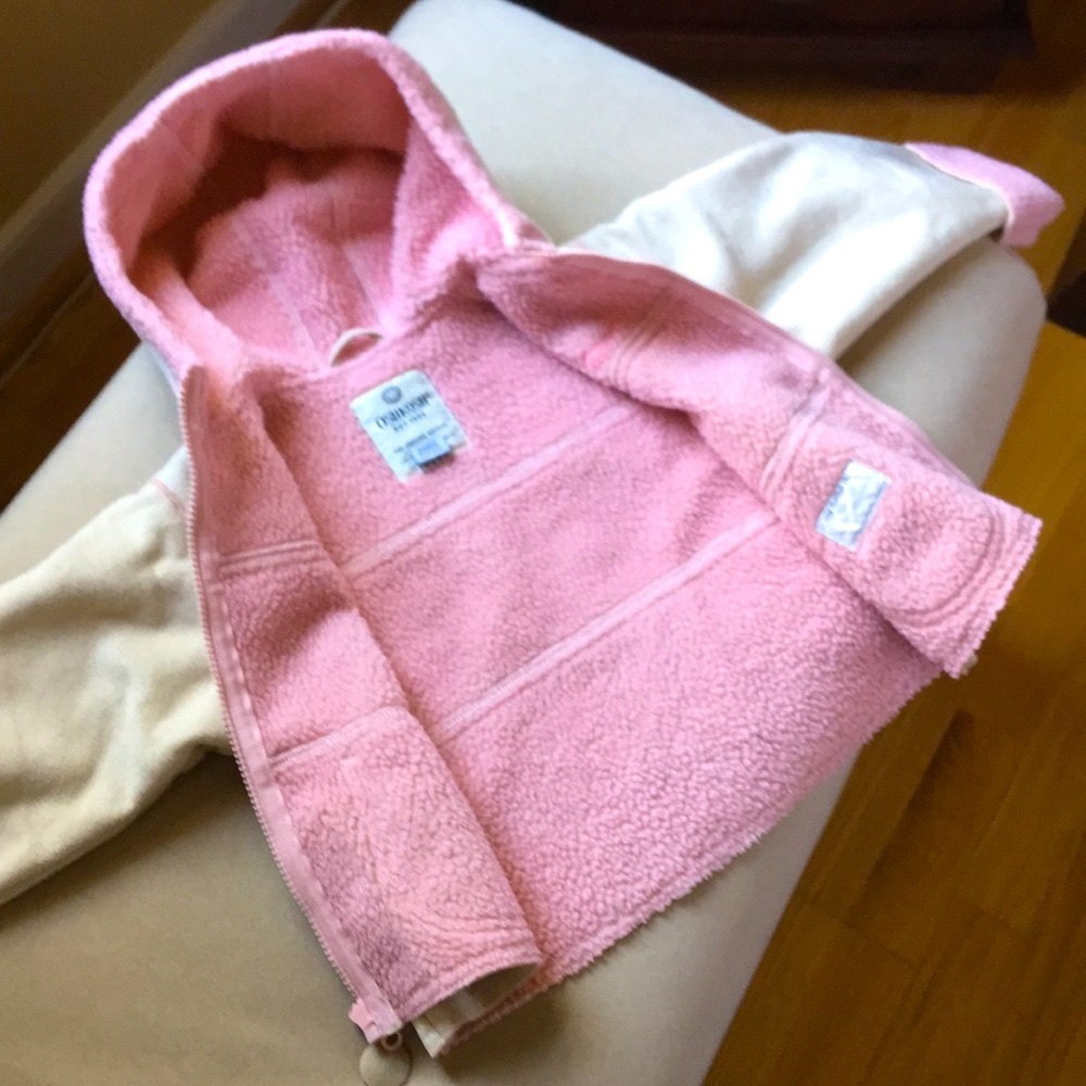 🔥OSHKOSH cream faux suede jacket 24M